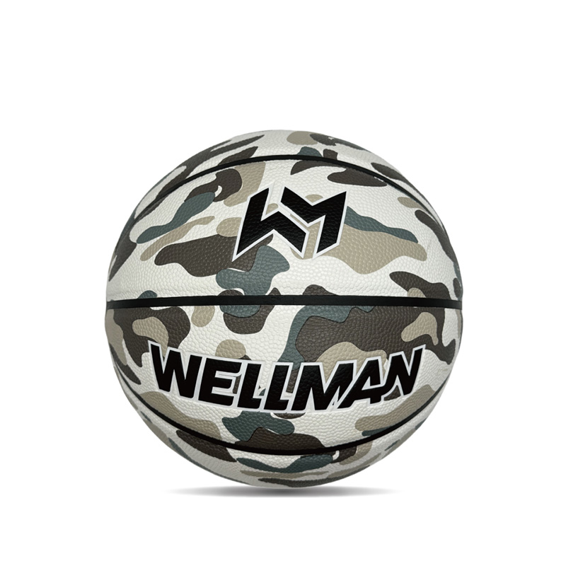 Hygroscopicity indoor/outdoor Pu Cetak Bola Basket Cetak Berwarna -warni