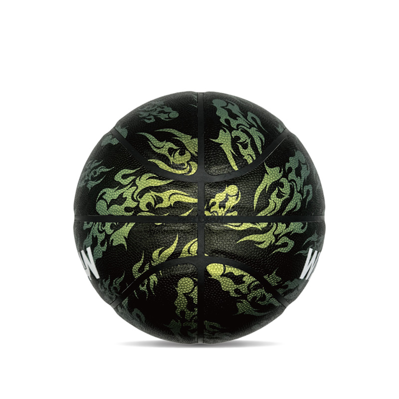 Hygroscopicity indoor/outdoor Pu Cetak Bola Basket Cetak Berwarna -warni