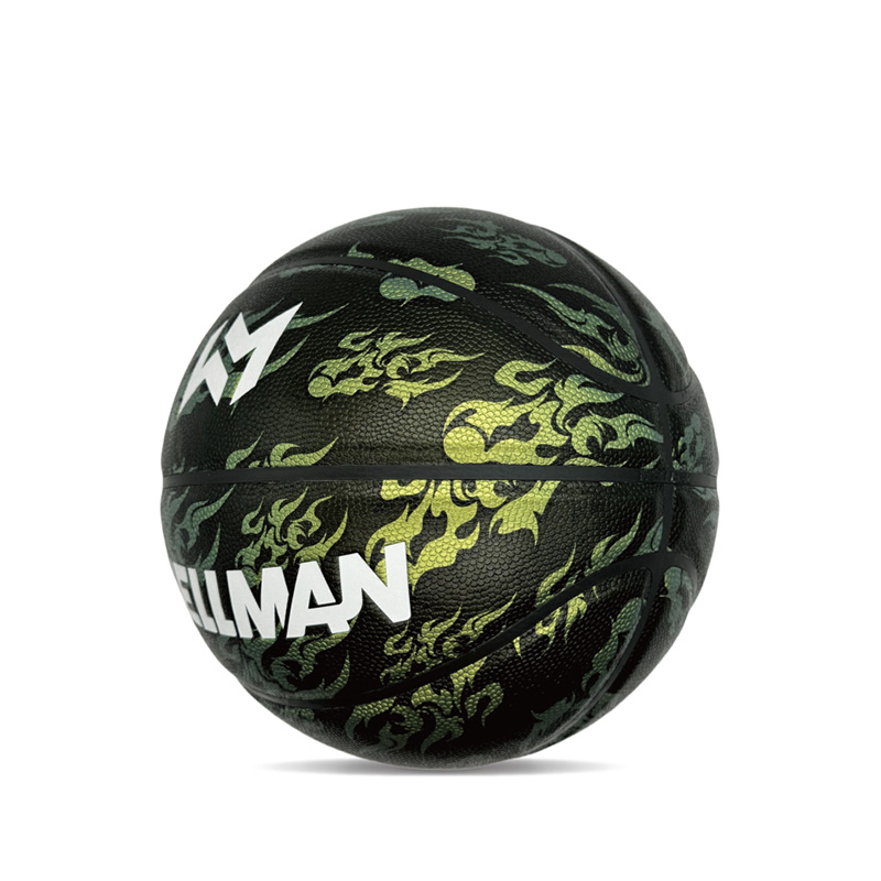 Hygroscopicity indoor/outdoor Pu Cetak Bola Basket Cetak Berwarna -warni