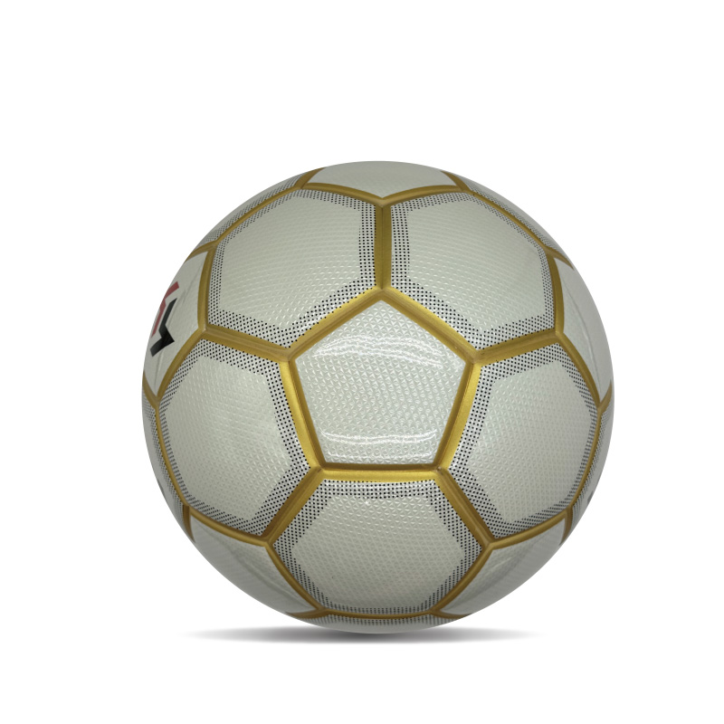 Double Mirror Custom Footballs Cetak Kilau Bola Sepak Bola Pribadi Ukuran Resmi 5