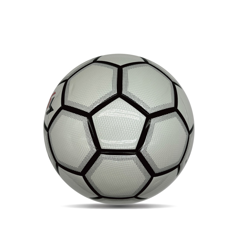 Double Mirror Custom Footballs Cetak Kilau Bola Sepak Bola Pribadi Ukuran Resmi 5