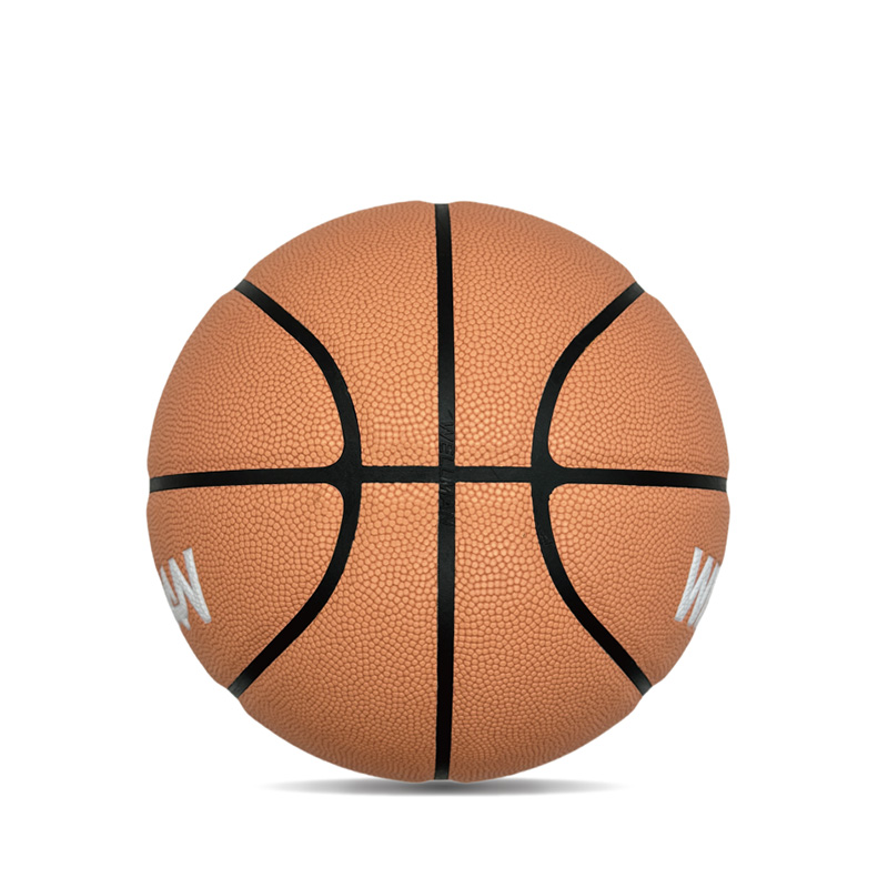 Desain Klasik Bola Basket Kulit Pu Komposit Tahan Tahan untuk Game Pelatihan