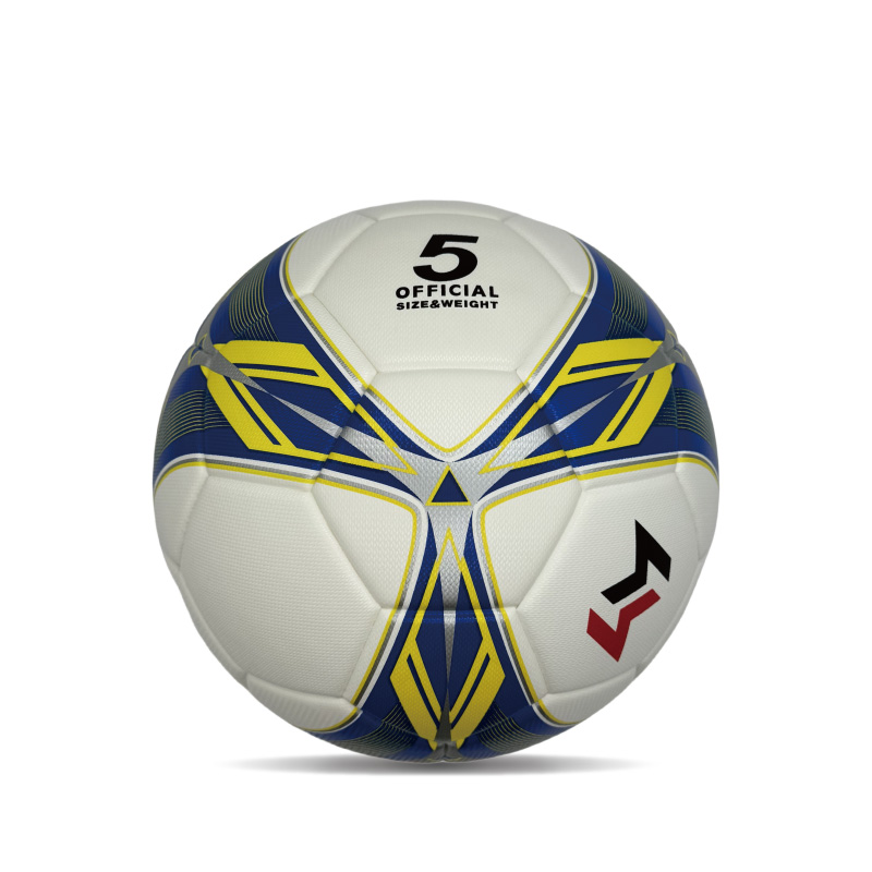Diamond Pu Leather Professional Ball Ukuran Resmi 5 Custom Custom Unisex Unisex Tahan Tahan Latihan Sepakbola
