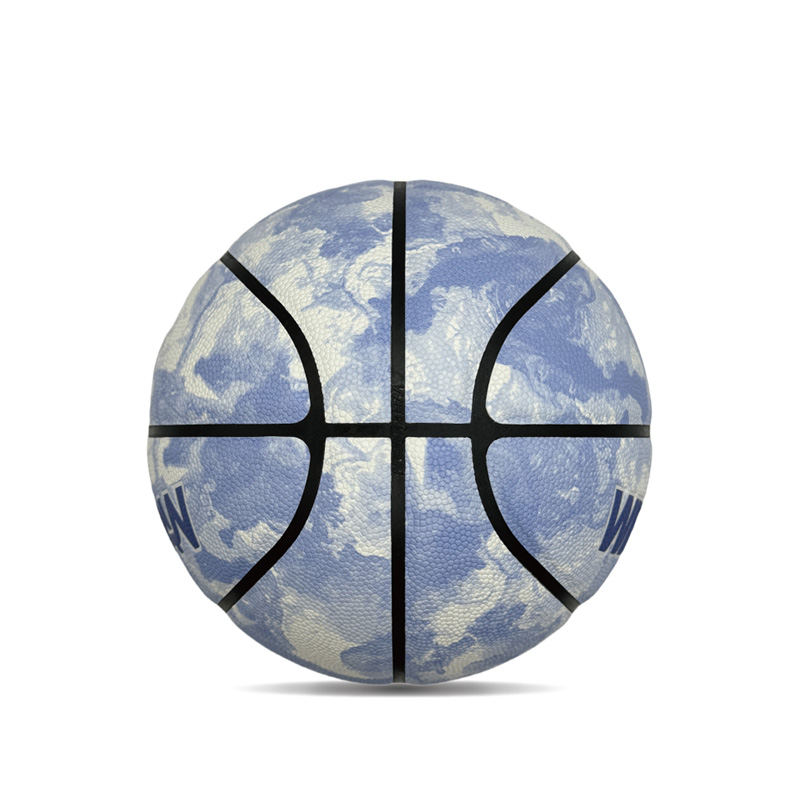 Hygroscopicity indoor/outdoor Pu Cetak Bola Basket Cetak Berwarna -warni