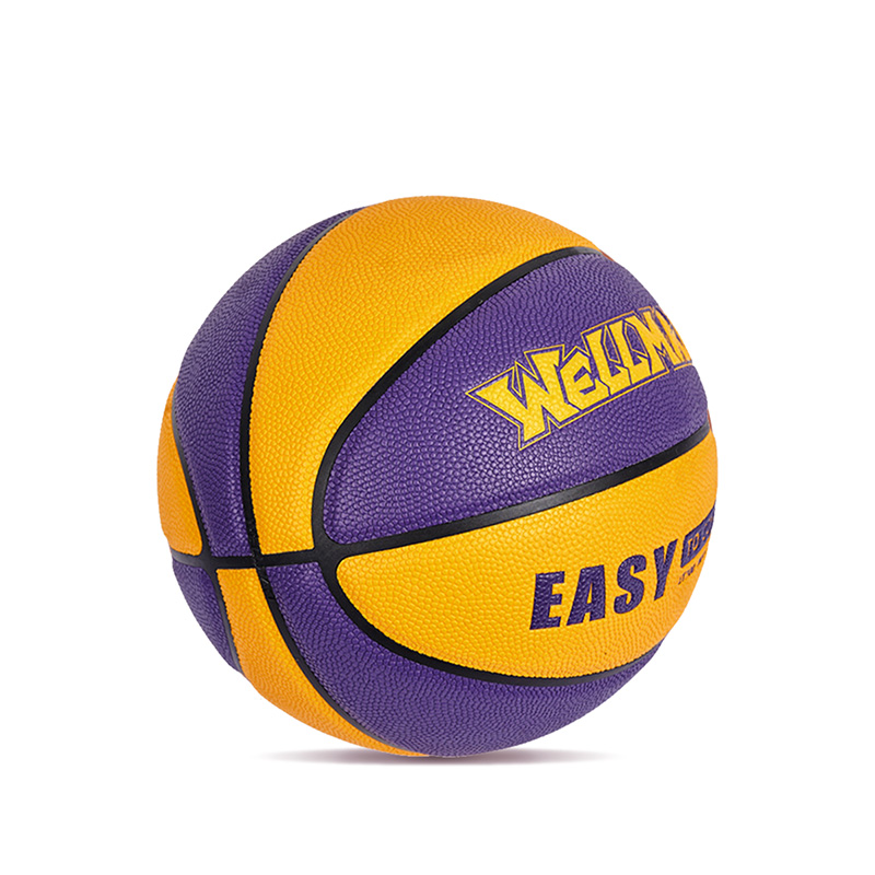 Logo Kustom Bola Bola Basket Bola Basket Soft-Blocked-Blocked Pu Kulit untuk Remaja Dewasa