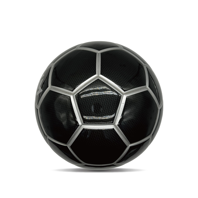Double Mirror Custom Footballs Cetak Kilau Bola Sepak Bola Pribadi Ukuran Resmi 5