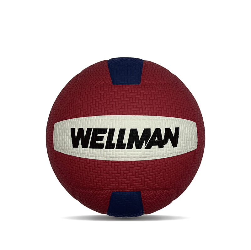 Pola Tenunan Pola Penyerap Kelembaban Olahraga Bola Voli Kulit PU Asli